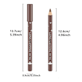 Miniatyrbillede 2 af 6: 12 stk. Sorte Øjenbryn Eyeliner Blyanter Makeup Pen, Vandfast Øjenbryn Blyant, Langvarig Farve Øjenbryn Gel Pen, Øjenbryn Farveblyanter