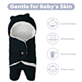 Miniatyrbilde 3 av 5: Høst- og vintersovepose for baby i tykt fleece