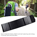 Miniatyrbillede 8 af 8: Foldbar Solpanel Vandtæt Bærbar 4 Foldbar Solpanel Batterilader til Camping Udendørs 100W 18V