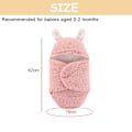 Miniatyrbillede 2 af 5: Baby Swaddle Tæppe Drenge Piger Sød Bomuld Plys Modtagelse Tæppe Blød Nyfødt Sovende Wraps