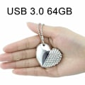 Miniatyrbillede 4 af 6: Kreativ Hjerteformet USB Flash Drive 64 GB