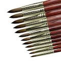 Miniatyrbild 6 av 6: 3-pack nagelborste-set, Kolinsky akrylnaglar för akryl applicering, nagelförlängning för salong DIY