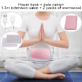 Miniatyrbild 4 av 5: Bärbar Magvärk Bälte Värmeplatta för Kramper, Elektrisk Värme Menstruationslindring