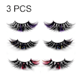 Miniatyrbild 2 av 5: Glamnetic Ögonfransar, Fransar med Färg, Minkfransar, Ögonfransar för Makeup Fransförlängningar - 3 Par