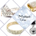 Miniatyrbilde 5 av 5: 10M Rhinestone Nærkjede Trim Kløkjede Farge Rhinestone Kjede for DIY Kunsthåndverk Sy Smykker Lagging