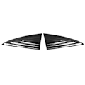 Miniatyrbillede 2 af 2: Sort Bagrude Louver Shutter Cover Trim til Tesla Model 3 2018-2019 Biltilbehør