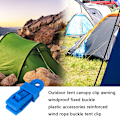 Miniatyrbild 6 av 8: 10 st Tarpklämmor med Karabinkrok - Tunga Låsgrepp Tumskruv Camp Tältklämma för Markiser Utomhus Camping Husvagn Taköverdrag Bilöverdrag