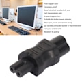 Miniatyrbild 6 av 8: 4 st IEC320 C6 till IEC320 C7 Strömadapter Plug and Play PDU Chassi Strömkonverter för Dator Bärbar Dator