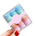 Miniatyrbild 1 av 5: Elastiska hårband i ljusa och pastellfärger - Perfekt för fint, lockigt hår och känslig hårbotten - Smärtfria håraccessoarer för män, kvinnor, flickor och