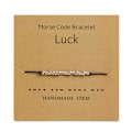 Miniatyrbilde 1 av 5: Inspirerende gaver til kvinner, morskeode morsomme gaver armbånd for kvinner, morskeode armbånd venn gaver