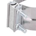 Miniatyrbillede 4 af 8: 5 tommer Udstødningsbåndklemme Lap Joint Rustfrit Stål Slangeforbindelse til Lydpotte Downpipe Header Manifold