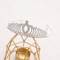 Miniatyrbillede 4 af 5: Elegant Rhinestone-besat Krone til Kvinder
