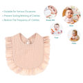 Miniatyrbillede 4 af 5: Baby Muslin Bandana Sutte-Slips til Drenge og Piger Justerbare Baby-Slips Sæt 6 stk. til Tandfrembrud og Savl Multi-Anvendelses Slips