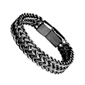 Miniatyrbilde 1 av 5: Armbånd i rustfritt stål, Franco Link, for menn og kvinner