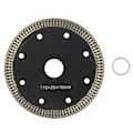 Miniatyrbillede 2 af 2: 110mm Diamant Savblad Rundt Skæredisk Hjul Keramik Fliser Skære Værktøjer (Sort)
