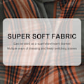 Miniatyrbillede 6 af 7: Dametøj Vinter Varmt Sjal Plaid Tassel Blødt Sjal Mode Chunky Tæppe Sjal Wrap Shawl, 67cm*178cm