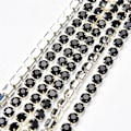 Miniatyrbild 1 av 5: 10M Rhinestone Kedja med Klor, Färgad Rhinestone Kedja för DIY Konst Hantverk Sy Smycken