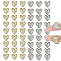 Miniatyrbilde 1 av 7: 60 stk Neglekunst 3D Dekorasjoner Hjerteformet Negleperler og Steiner for Akrylnegler Manikyr Smykker Negle Rhinestones Neglekunst Charms for Kvinner