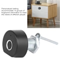 Miniatyrbild 8 av 8: Smart Låsspärr för Låda med 3-Färgad LED-Ljusvisning, Fingeravtrycksläsning, för Hem, Sängbord, Kontor