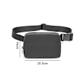 Miniatyrbild 2 av 5: Mode Waistpack för Kvinnor och Män - Liten Bältesväska med Justerbar Rem för Löpning, Resor och Vandring