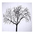 Miniatyrbillede 2 af 2: 180x180cm Vandtæt Bruseforhæng Badeværelse Polyester 12 Kroge 1# Sort Træ