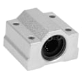 Miniatyrbillede 1 af 2: 2 stk. Aluminium Legering Lukket Lineær Bevægelsesleje Glideblok Lineær Leje SliderSC8