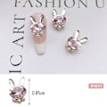 Miniatyrbilde 2 av 5: 16 stk Negle Rhinestones Skinnende Legering 3D DIY Negledekorasjon Kaninhodeform Inlagt Diamant for Neglekunst med Rhinestones Perler