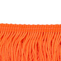 Miniatyrbild 3 av 8: Bordsskjort Lång Mjuk Ljusstark Färgad Charmig Fransad Kvast Borddukar för Hemfest Dekoration DIY Hantverk Orange Röd