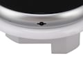 Miniatyrbillede 4 af 8: Programmerbar Termostat Elektrisk Opvarmning Rund Bund 13mm Forsænket Panel LED Display Trådløs Intelligent Termostat AC95~240V Sort