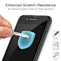 Miniatyrbillede 3 af 5: 2 Pak Iphone 7&8 SE (2020-2022) Sort - Hærdet Glas 9H - 3D