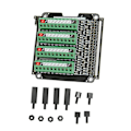 Miniatyrbild 2 av 8: Terminalblock Breakout Board LED-lampa 3.3V 3A Terminalblockmodul för RPi A+3A+B+2B 3B 3B+4B