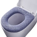 Pikkukuva 1 / 5: Kotitalouksien WC-istuimen pehmuste, joka sopii kaikkiin vuodenaikoihin ja jossa on kahva blue