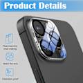 Miniatyrbillede 4 af 5: 2 stk. iPhone 15 Pro/15 Pro Max Linsebeskyttelse Kamerabeskyttelse transparent