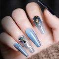 Miniatyrbillede 3 af 7: Neglebørste, Oval Crimped Formet Neglebørster til Akryl Applikation, Manicure Kunst Pulverbørste Værktøj