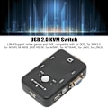 Miniatyrbild 8 av 8: USB 2.0 KVM-switch 1920x1440 2-ports Dubbelskärm KVM-switch för WIN95 98 98SE 2000 ME XP