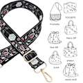 Miniatyrbild 3 av 5: Bred Väska Rem Axelrem Justerbar Ersättning Crossbody Canvas Väska Handväska Plånböcker
