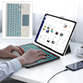 Pikkukuva 3 / 5: Ultraohutka ohjainlevyllä varustettu langaton Bluetooth-näppäimistö - Yleismaailmallinen latautuva näppäimistö iPadille, iOS:lle, Androidille ja Windows-laitteille