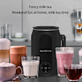 Miniatyrbilde 6 av 8: Elektrisk melkeskummer Automatisk varm og kald skummaker og melkevarmer for Latte Cappuccino Macchiato EU-plugg 220V