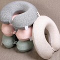 Miniatyrbillede 5 af 5: Komfortabel blød plyspude i letvægts polyester bambus til rejser, velegnet til mor, baby og småbørn