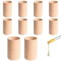 Mini diffusor för eteriska oljor i rosenträ (10-pack) - Cylindrisk - Ø 2,2 cm - H 4,3 cm