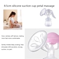 Pikkukuva 6 / 8: Manuaalinen rintapumppu maidonpullolla, Kannettava rintapumpun, Manuaalinen rintapumpun hieronta