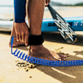 Pikkukuva 3 / 8: Kierretty SUP-köysi  Premium-suunnittelu tasaiselle ja avoimelle vedelle seisoen melonta-laudalle