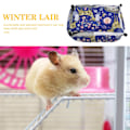 Pikkukuva 3 / 7: Talvi lämmin marsun, kanin, siilin, sokeriliitäjän, oravan ja hamsterin riippuva luolapeti, pehmeä pussi häkin tarvikkeeksi