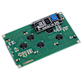 Miniatyrbillede 3 af 5: LCD-skærm Serial Interface Gul Baggrundsbelysning Bred Visningsstyringskort til R3 IIC/I2C 2004 Modul