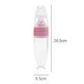 Miniatyrbilde 2 av 5: Squeeze Frisk Fruktmater | Kornmatingsflaske for Pure, Fast Mat, Smoothie