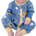 Miniatyrbillede 1 af 6: Helårs sovepose til småbørn med fødder, let og åndbar langærmet quiltet baby bæreblanket til tidlige gående