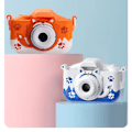 Pikkukuva 5 / 5: Lasten lasten piirretty kettu Mini digikamera 40MP HD kaksoiskamera videokuvaamiseen selfie oranssi
