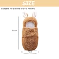 Miniatyrbillede 2 af 5: Nyfødt Modtagelses Tæppe Baby Sove Wrap Swaddle
