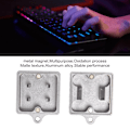 Miniatyrbild 6 av 8: Tangentbordsbrytareöppnare för Cherry MX för Kailh för Outemu för Gateron Mekaniskt Tangentbord Metallmagnet Matt Brytareöppnare Grå