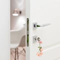 Miniatyrbilde 5 av 5: Nøkkelringarmbånd Håndlaget Blomst Ull Strikking Nøkkelring Nøkkelholder for Kvinner